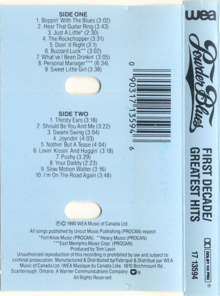 Powder Blues : First Decade / Greatest Hits (Cass, Comp, Dol)