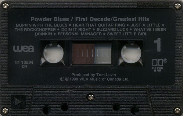 Powder Blues : First Decade / Greatest Hits (Cass, Comp, Dol)