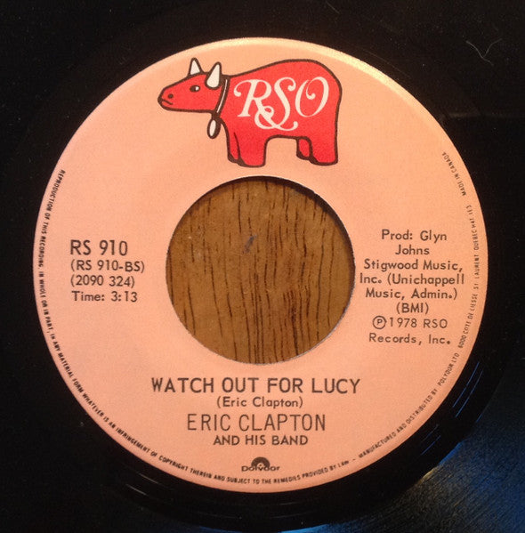 Eric Clapton And His Band : Promises (7", Single)