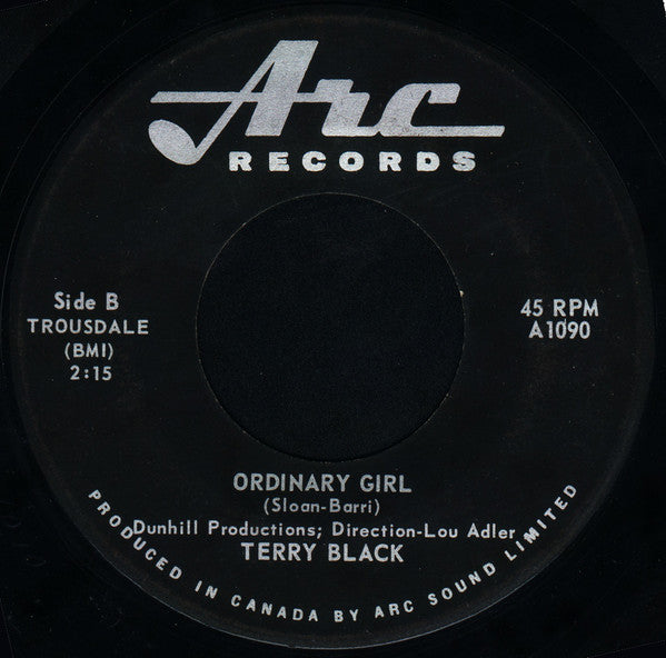 Terry Black (2) : Little Liar (7", Single)