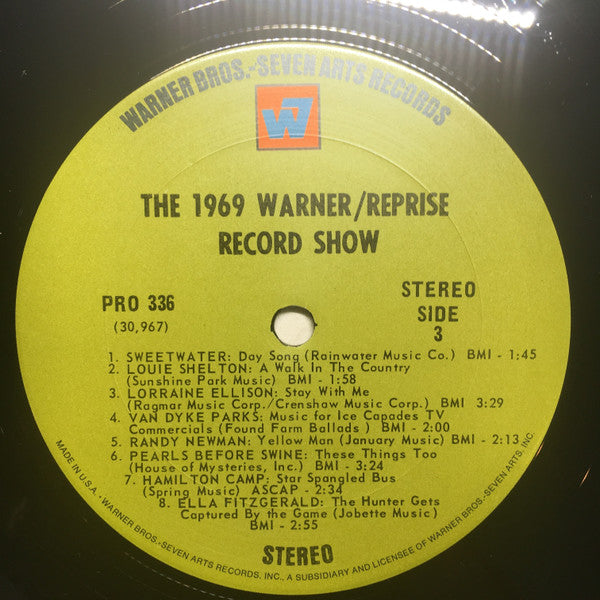 Various : The 1969 Warner/Reprise Record Show (2xLP, Comp, Smplr, San)