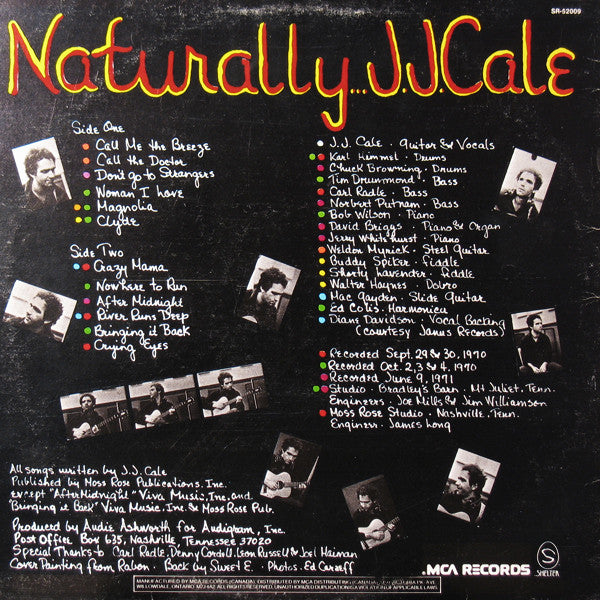 J.J. Cale : Naturally (LP, Album, RE)