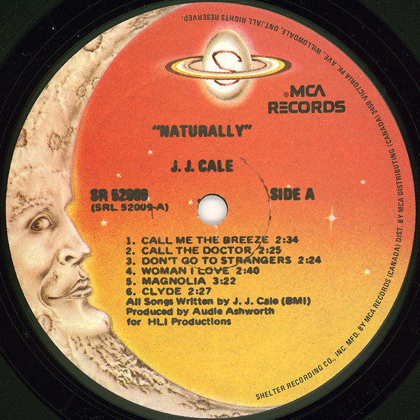 J.J. Cale : Naturally (LP, Album, RE)