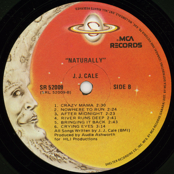J.J. Cale : Naturally (LP, Album, RE)