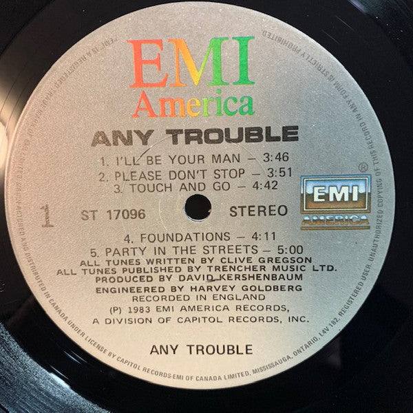 Any Trouble : Any Trouble (LP, Album)