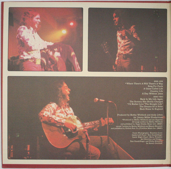 Bobby Whitlock : Bobby Whitlock (LP, Album, Tru)