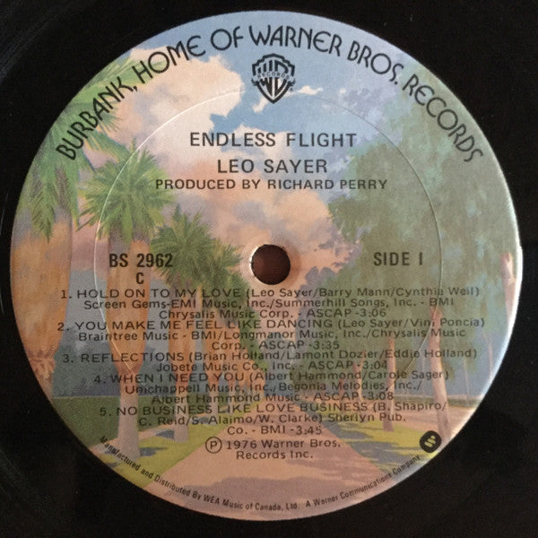 Leo Sayer : Endless Flight (LP, Album)