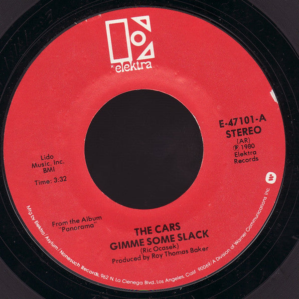 The Cars : Gimme Some Slack / Don´t Go To Pieces (7", Single)