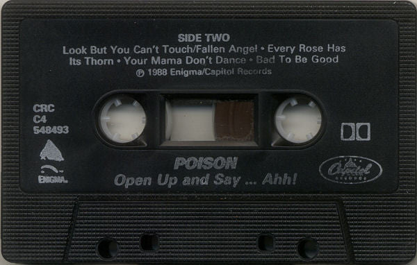 Poison (3) : Open Up And Say ...Ahh! (Cass, Album, Club, Dol)
