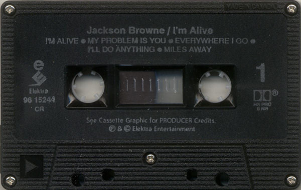 Jackson Browne : I'm Alive (Cass, Album, Dol)