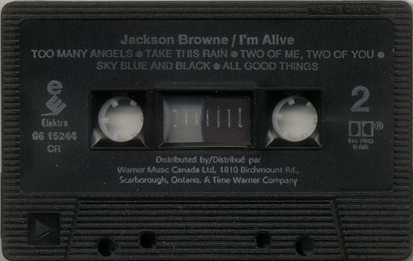 Jackson Browne : I'm Alive (Cass, Album, Dol)