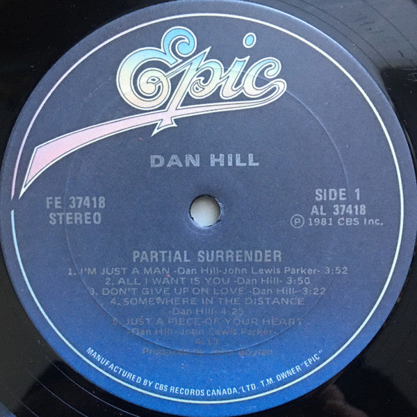 Dan Hill : Partial Surrender (LP, Album)