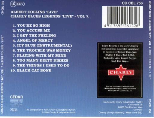 Albert Collins : Live (CD)