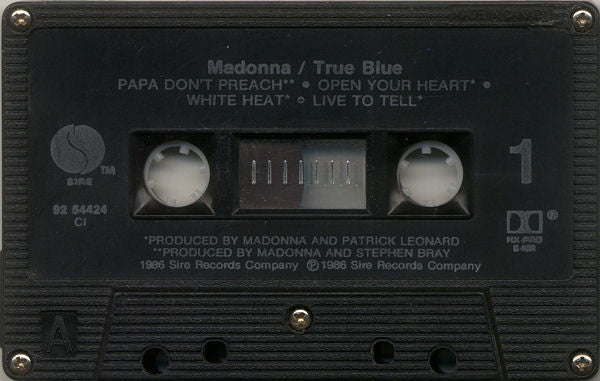 Madonna : True Blue (Cass, Album)