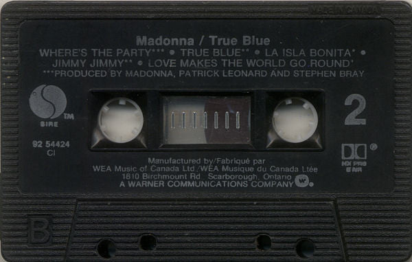 Madonna : True Blue (Cass, Album)