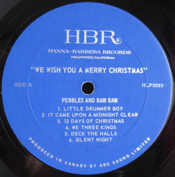 Pebbles & Bamm-Bamm : Hanna-Barbera Presents Pebbles & Bamm-Bamm Singing Songs Of Christmas (LP, Mono)