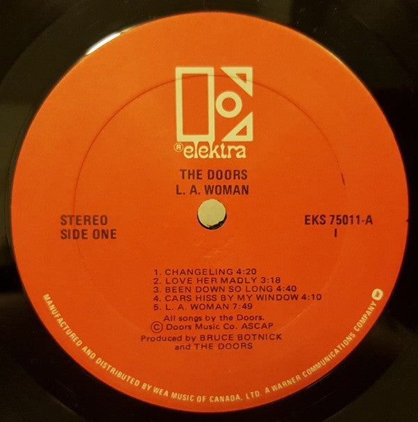 The Doors : L.A. Woman (LP, Album, RE, Imp)