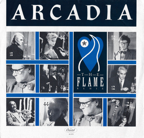 Arcadia (3) : The Flame (Remix) (7", Single)