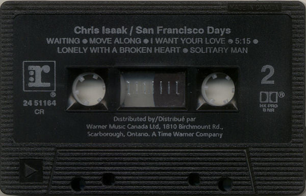 Chris Isaak : San Francisco Days (Cass, Album, Dol)