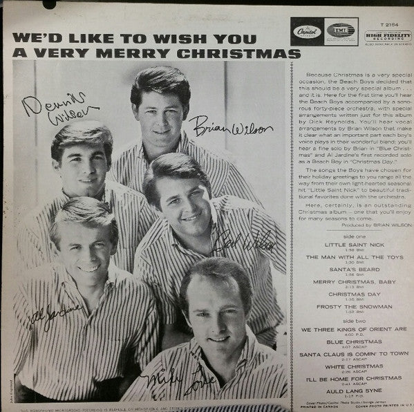 The Beach Boys : The Beach Boys' Christmas Album (LP, Album, Mono)