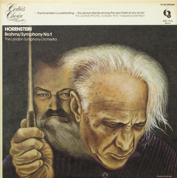 Johannes Brahms, Jascha Horenstein, London Symphony Orchestra : Symphony No. 1 (LP, Album)