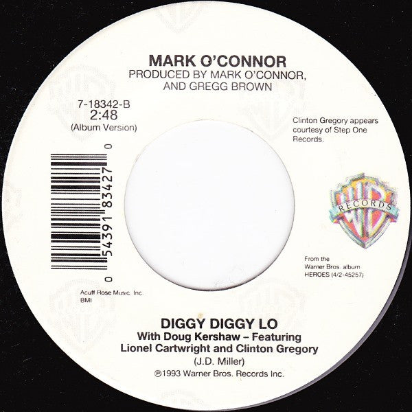 Mark O'Connor With Charlie Daniels / Mark O'Connor With Doug Kershaw : The Devil Comes Back To Georgia / Diggy Diggy Lo (7", Spe)