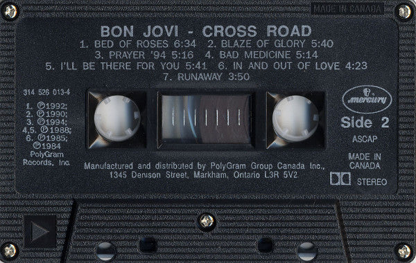 Bon Jovi : Cross Road (Cass, Comp, Dol)