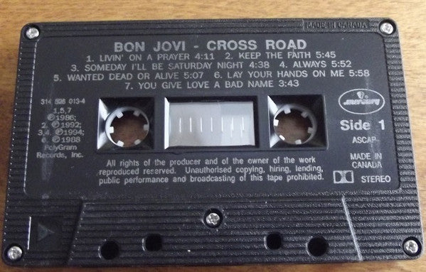 Bon Jovi : Cross Road (Cass, Comp, Dol)