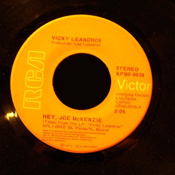 Vicky Leandros : Hey Joe McKenzie / Jacques (7", Single)