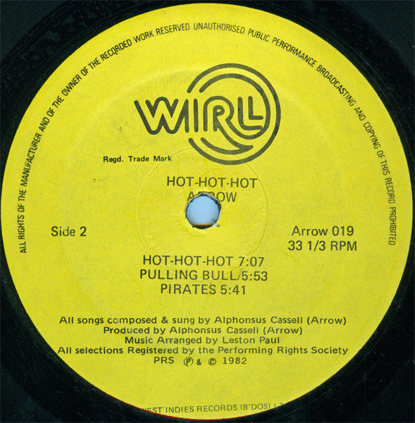 Arrow (2) : Hot Hot Hot (LP, Album)