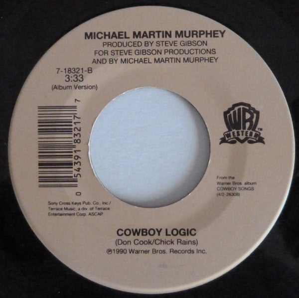 Michael Martin Murphey : Big Iron / Cowboy Logic (7", Single)