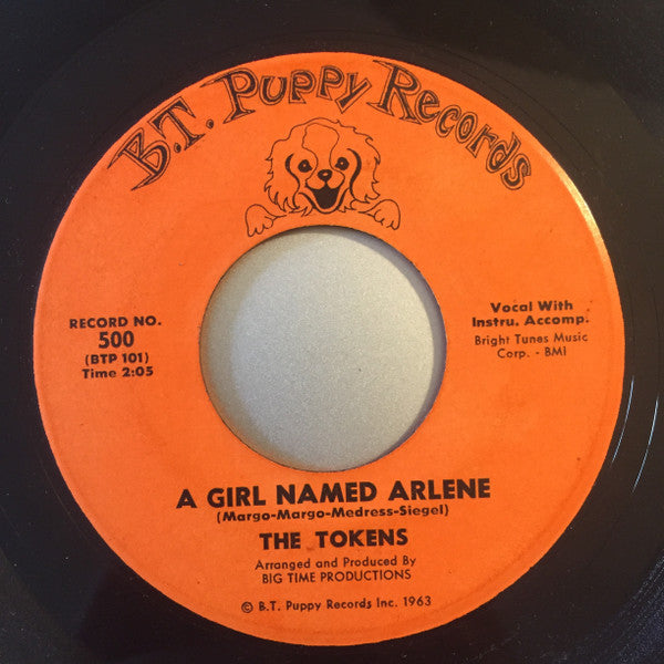 The Tokens : Swing / A Girl Named Arlene (7")