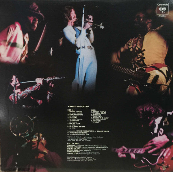 Ballin' Jack : Ballin' Jack (LP, Album)