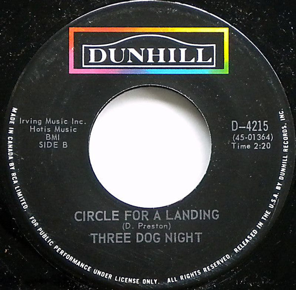 Three Dog Night : Eli's Coming (7", Single)