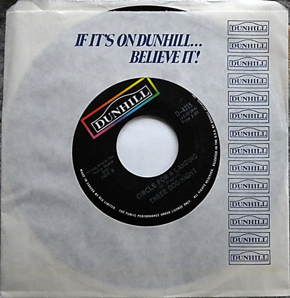 Three Dog Night : Eli's Coming (7", Single)