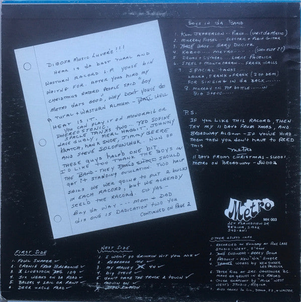 Metro (37) : Metro Goes Country (LP, Album)