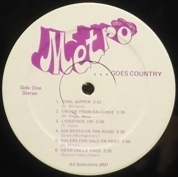 Metro (37) : Metro Goes Country (LP, Album)