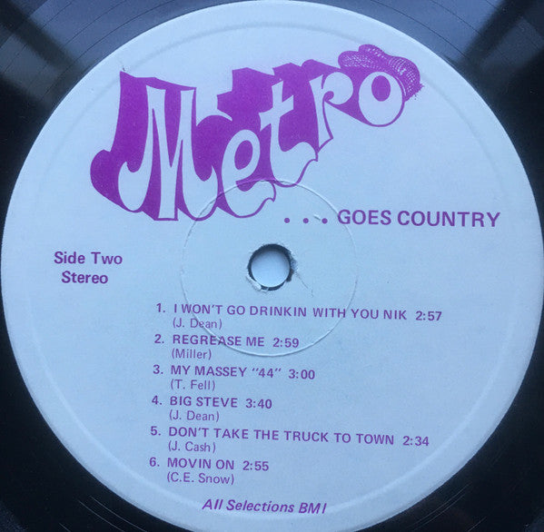 Metro (37) : Metro Goes Country (LP, Album)