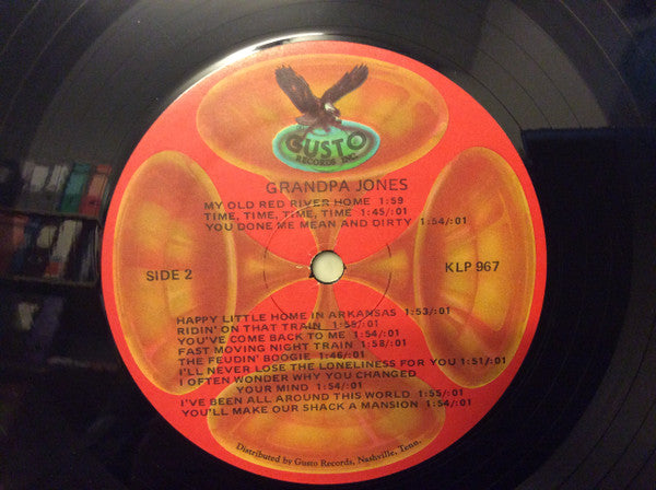 Grandpa Jones : 24 Great Country Songs That Will Live Forever (LP, Album)