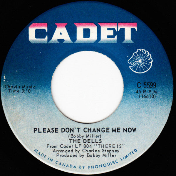The Dells : Wear It On Our Face / Please Don't Change Me Now (7")