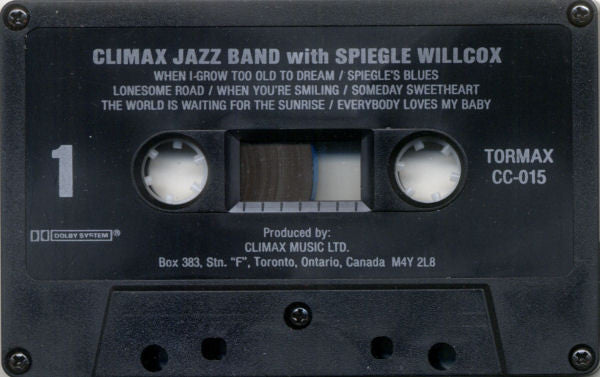 Spiegle Willcox, Climax Jazz Band : Spiegle Willcox And The Climax Jazz Band (Cass, Album, Dol)
