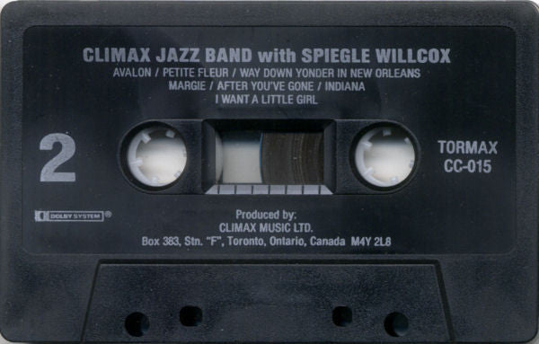 Spiegle Willcox, Climax Jazz Band : Spiegle Willcox And The Climax Jazz Band (Cass, Album, Dol)