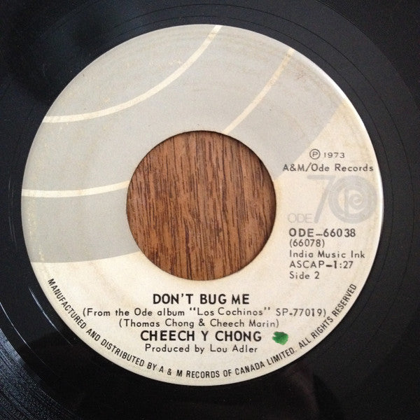 Cheech Y Chong* : Basketball Jones / Don't Bug Me (7", Single)