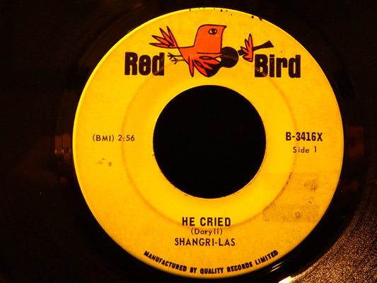 The Shangri-Las : He Cried / Dressed In Black (7")