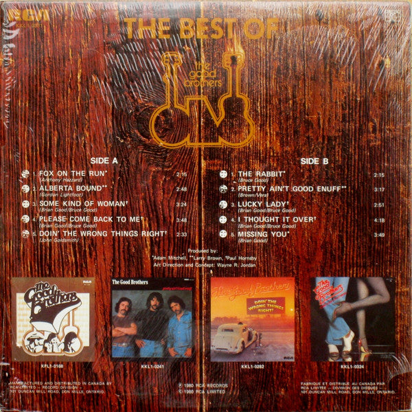 The Good Brothers (2) : The Best Of (LP, Comp)