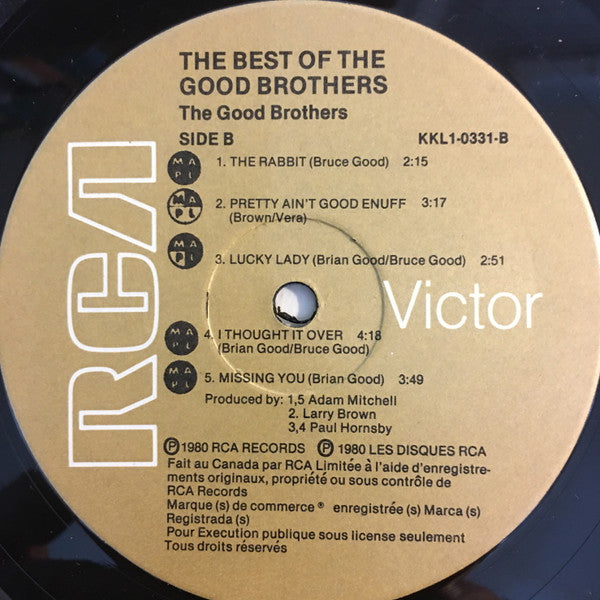 The Good Brothers (2) : The Best Of (LP, Comp)