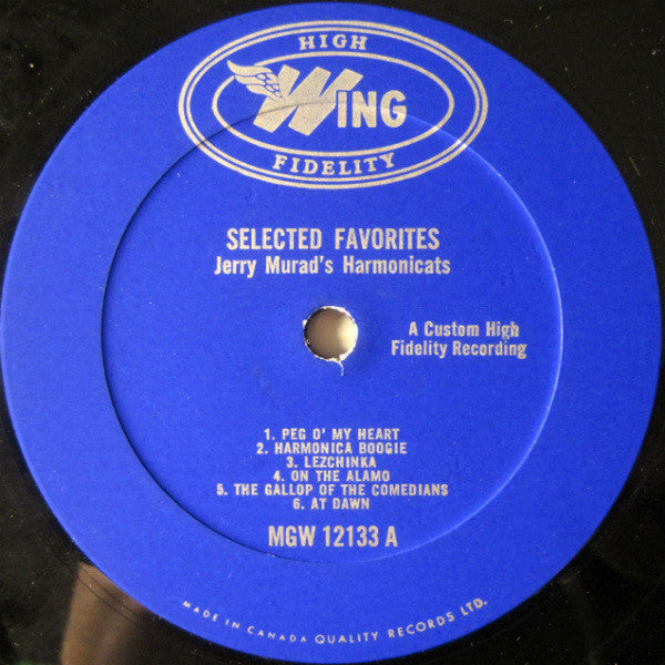 Jerry Murad's Harmonicats : Selected Favorites (LP)