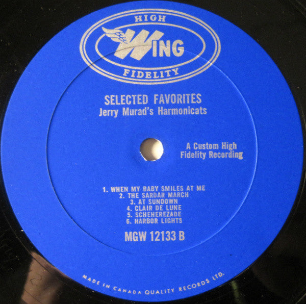 Jerry Murad's Harmonicats : Selected Favorites (LP)