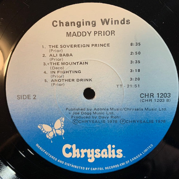 Maddy Prior : Changing Winds (LP, Album)