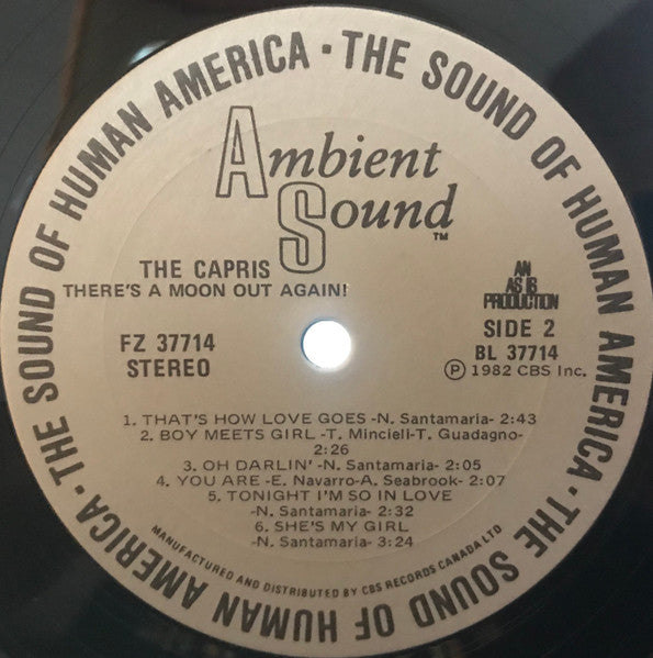 The Capris : There's A Moon Out Again! (LP, Album)